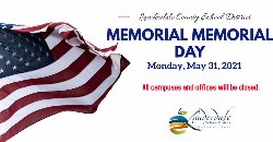 Memorial Day Offices Closed Graphic